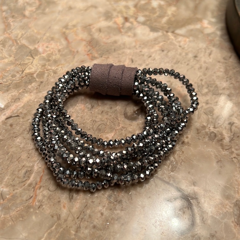 multi strand stretchy bracelet